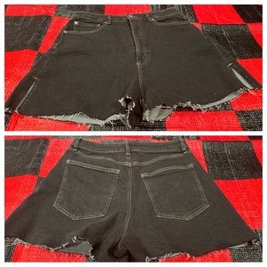 WeWoreWhat Flare Bell Denim Short size 29